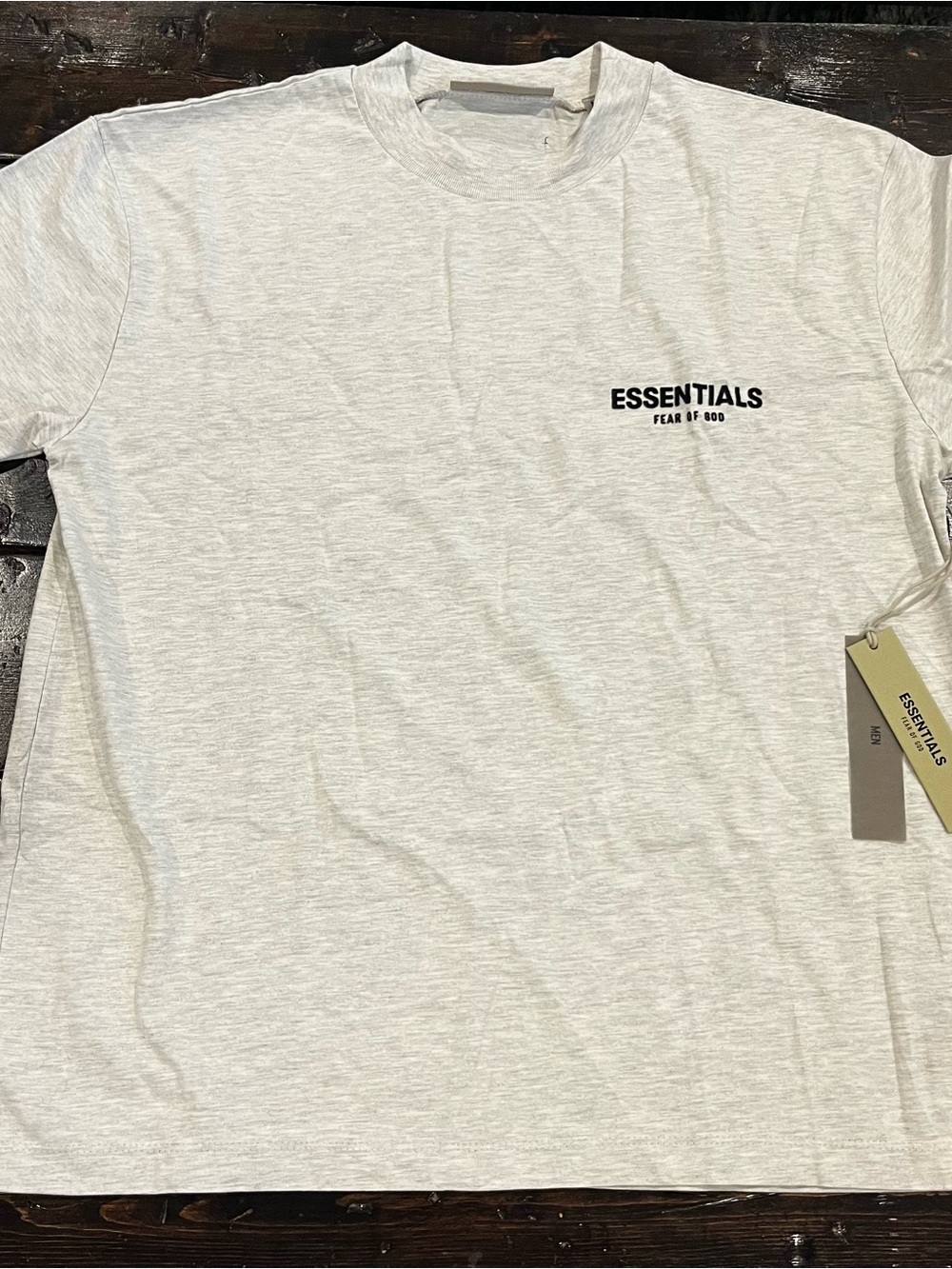 Essentials light oatmeal t-shirt